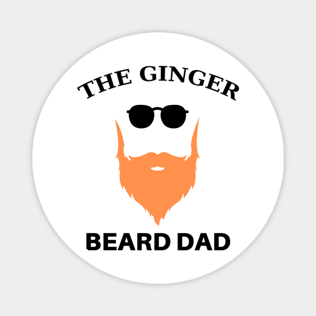 The ginger beard dad Magnet by Ashden